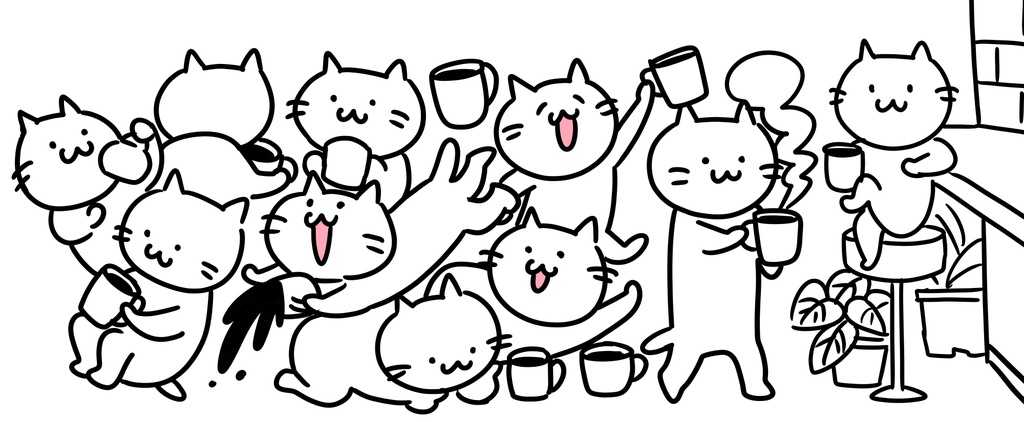 NEKOコーヒーマグカップ