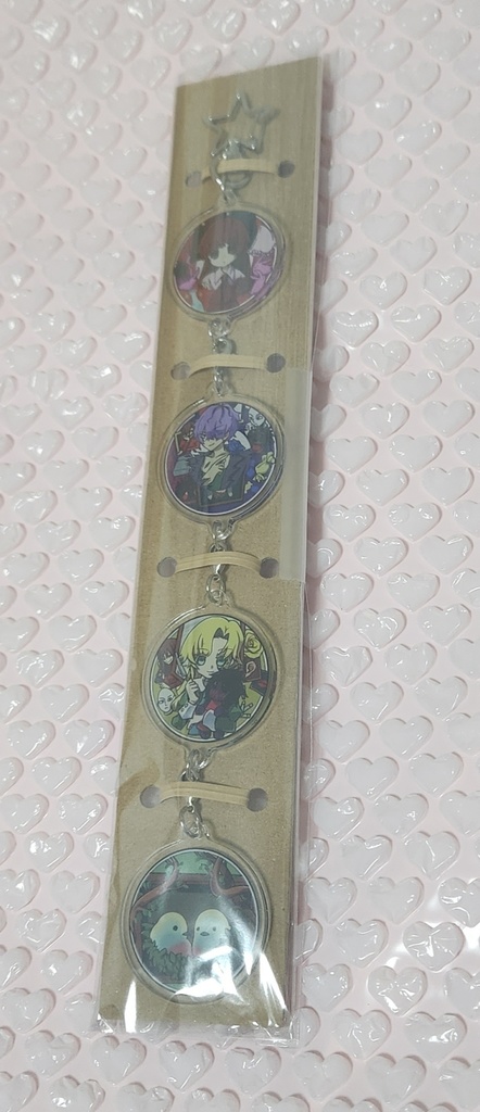 連結アクリルキーホルダー