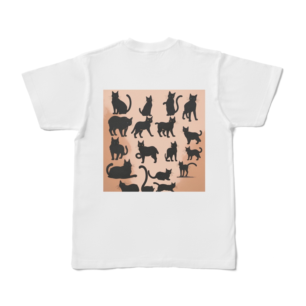 可愛い猫のAI生成Tシャツ - 高品質でオシャレな日常アイテム