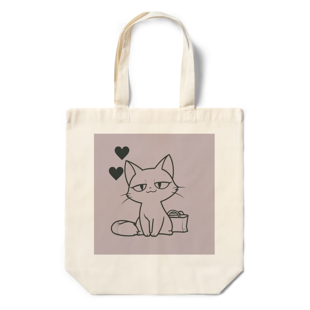 のんびりねこバッグ/Lazy Cat Tote