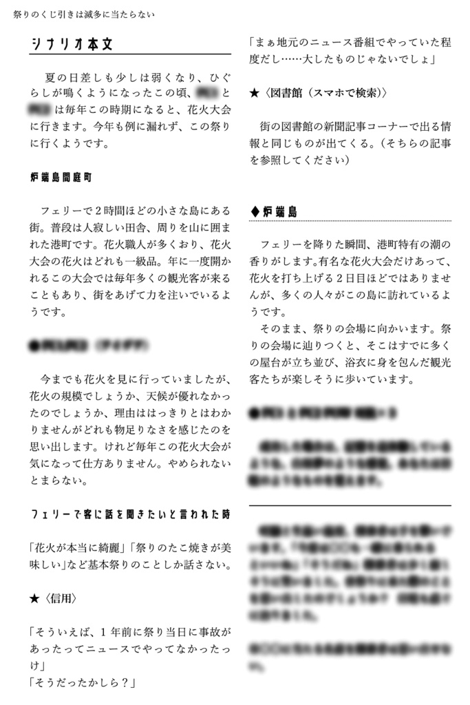 【CoCオリジナルシナリオ集】エンドロールは蝉の音で