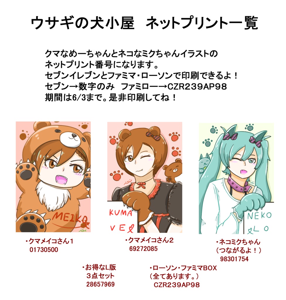 MEI国民祭　ネットプリント