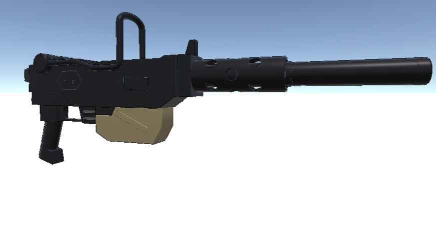 100mmマシンガン