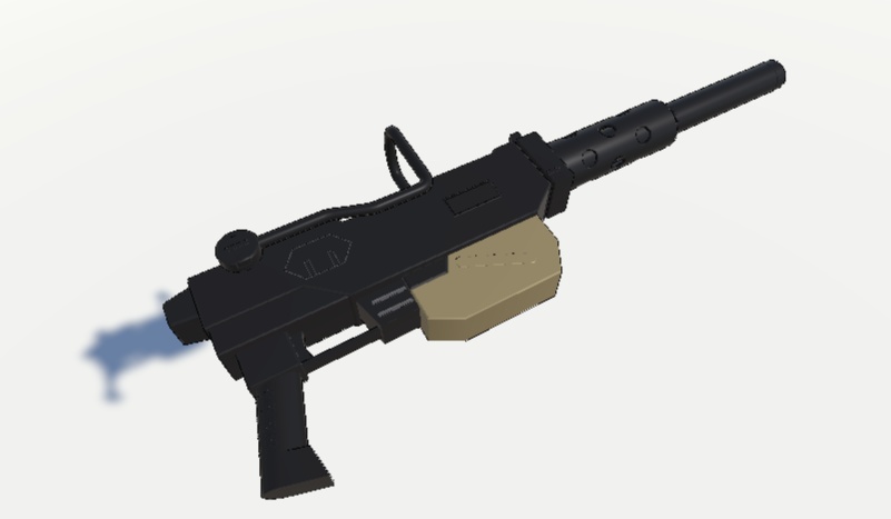 100mmマシンガン