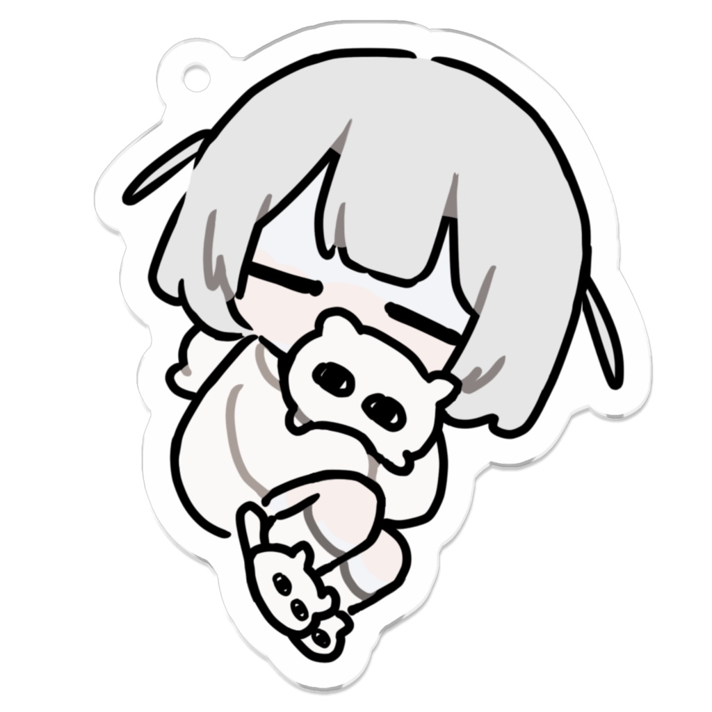 虚（うつろ）ミニアクキー-5cm