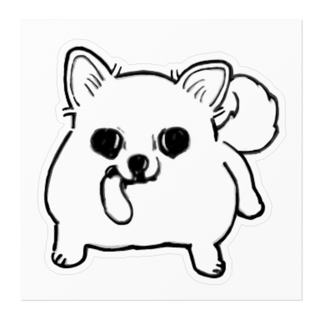 アイラブチワワ ステッカー