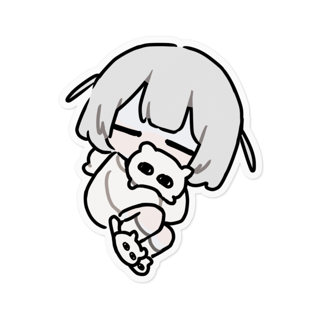 虚（うつろ）ステッカー