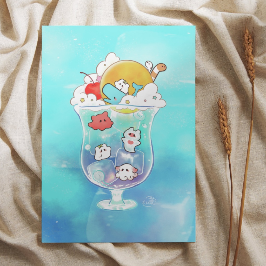 【ポストカード】深海ソーダ