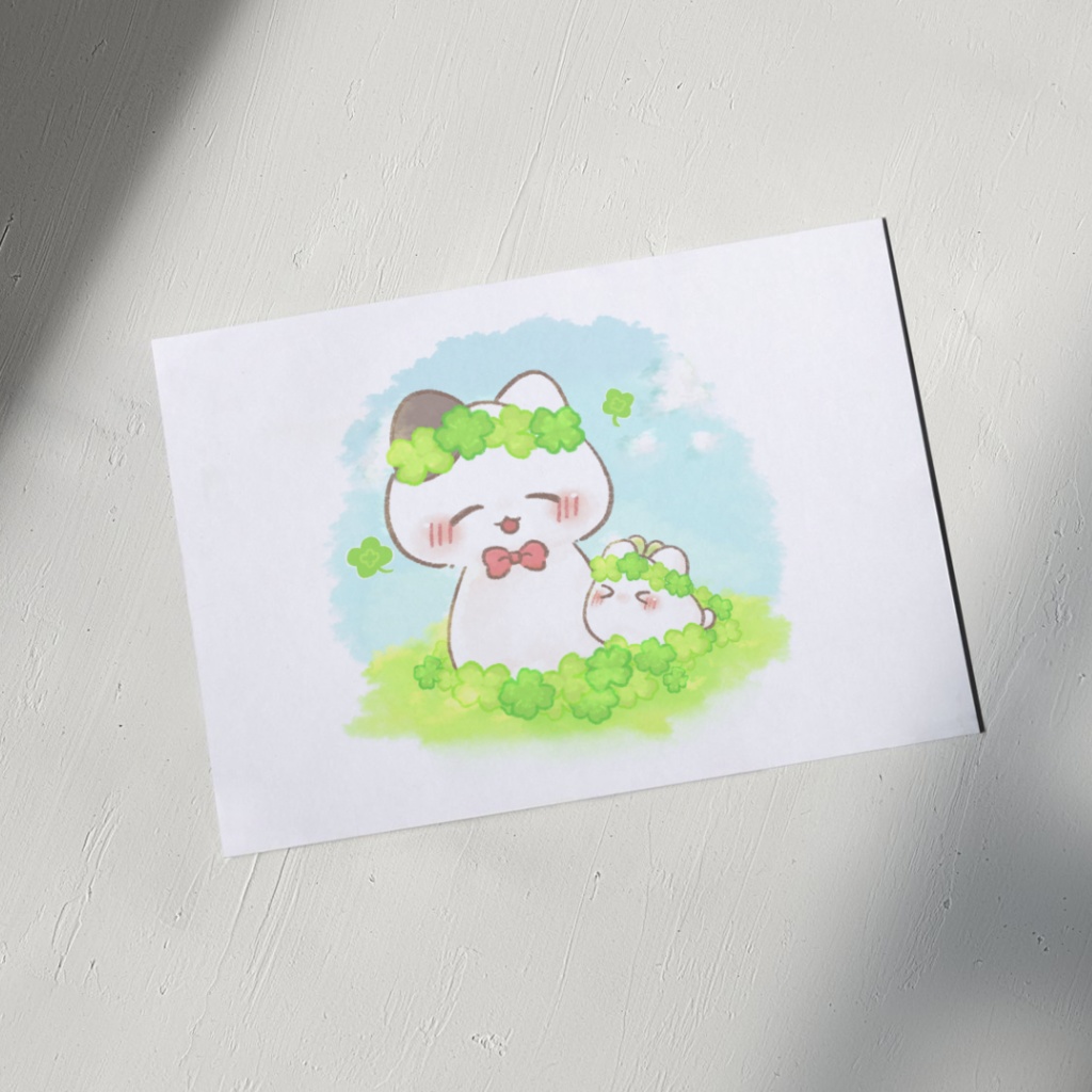 【ポストカード】クローバー