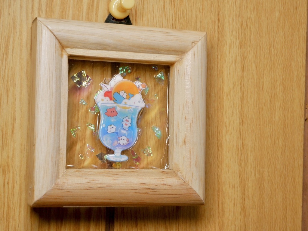 深海ソーダ【フレームアート】