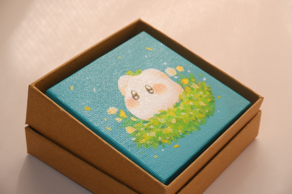 ミニキャンバス原画「薫風」