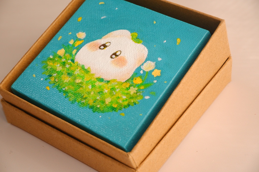 ミニキャンバス原画「薫風」