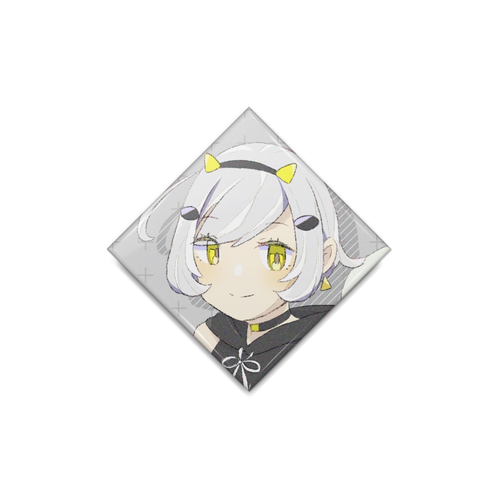 丑年缶バッジ