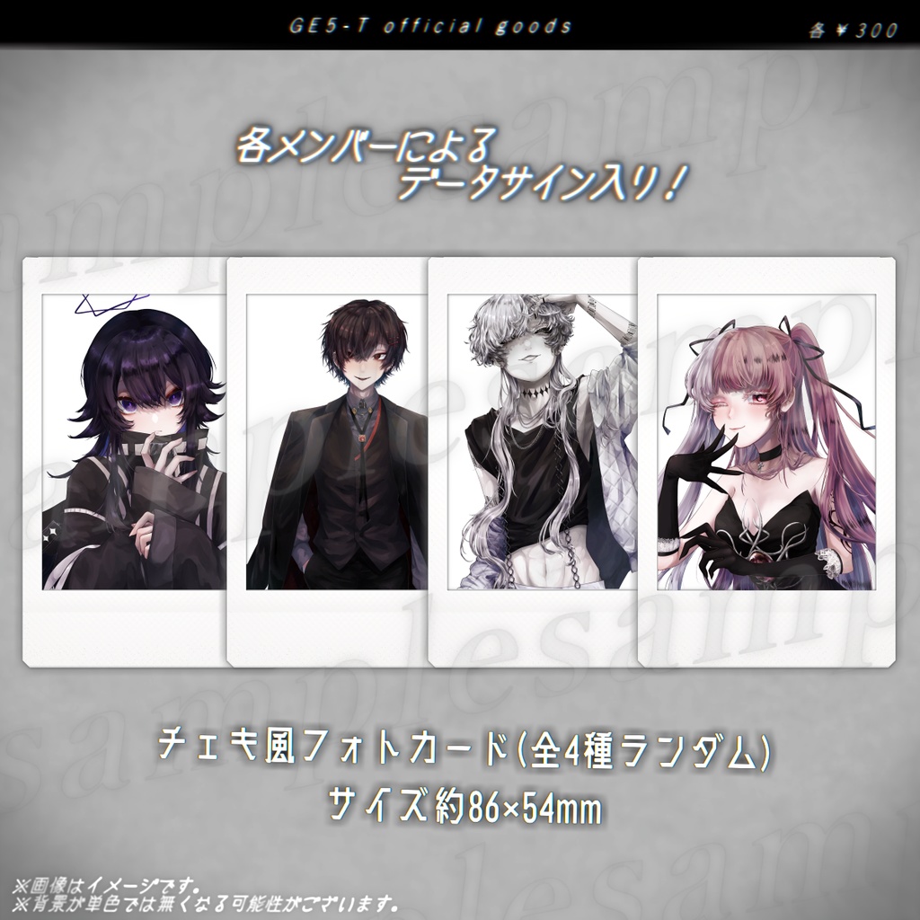 【受注生産】Last Station 2025 ／ チェキ風フォトカード【各4種ランダム】