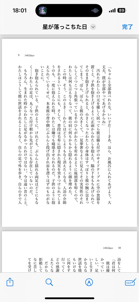 星が落っこちた日