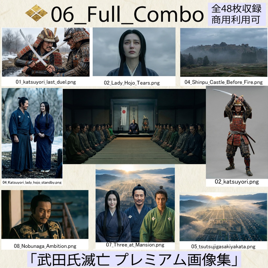 【高精細歴史画像集】武田氏滅亡 プレミアム画像集（Full Combo / 全42枚）