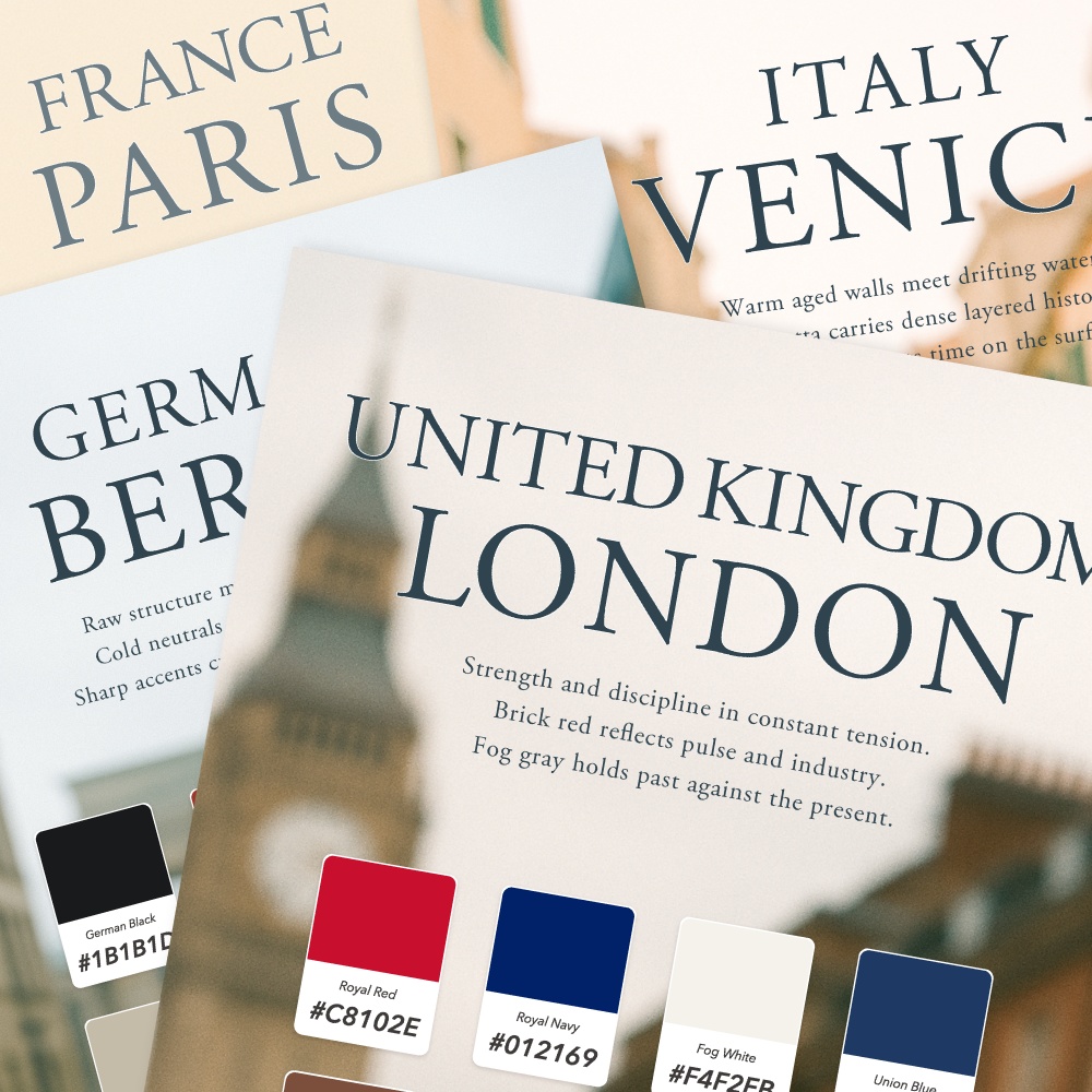 「EUROPEAN COLOR PALETTE BOOK」vol.01