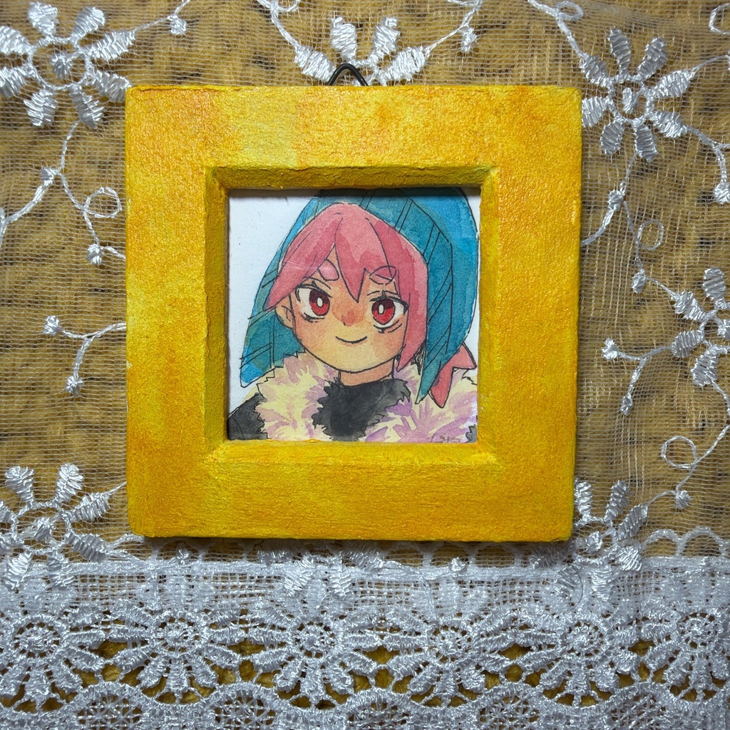 額装ミニ原画 おきあみ