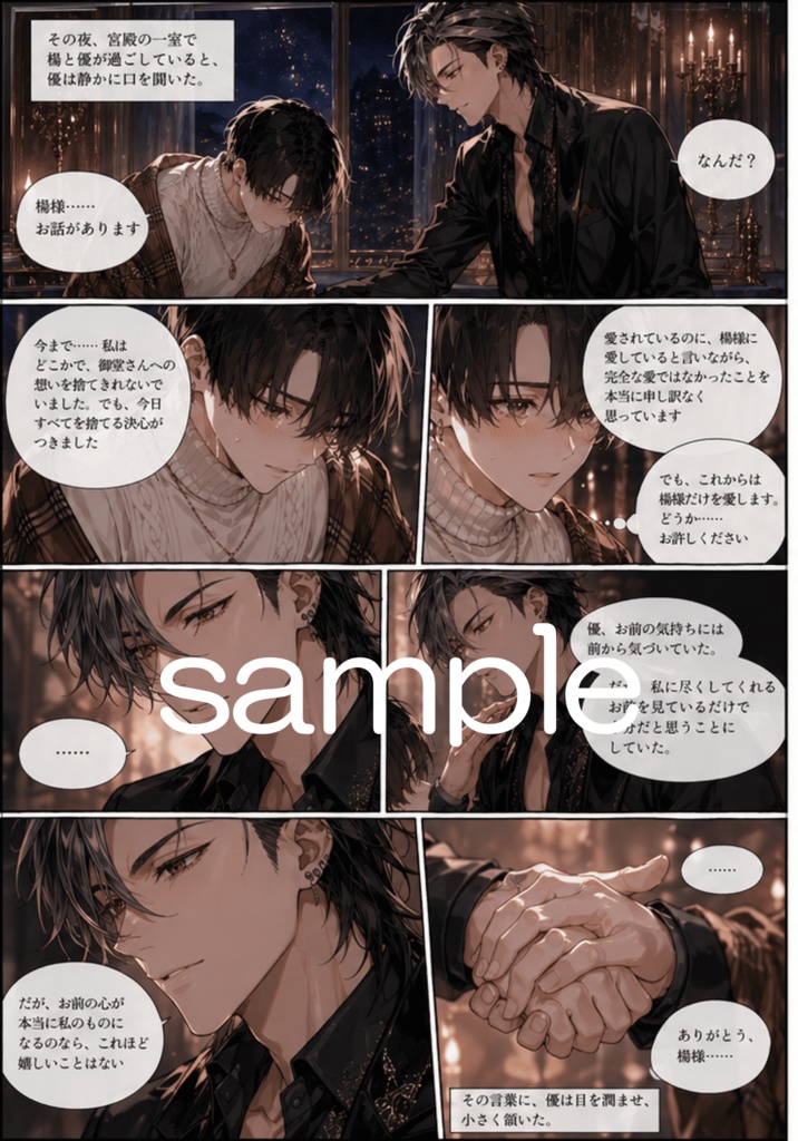 浅葱優スマホ待ち受け・おまけシュガーテイルへようこそ2p漫画