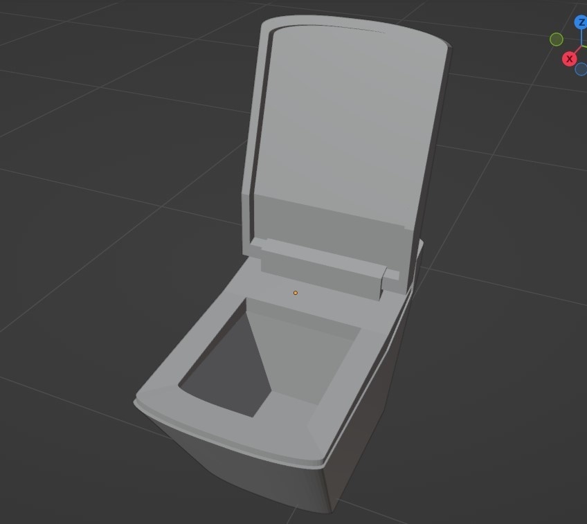 便器/トイレの3Dプリントモデル(STL)