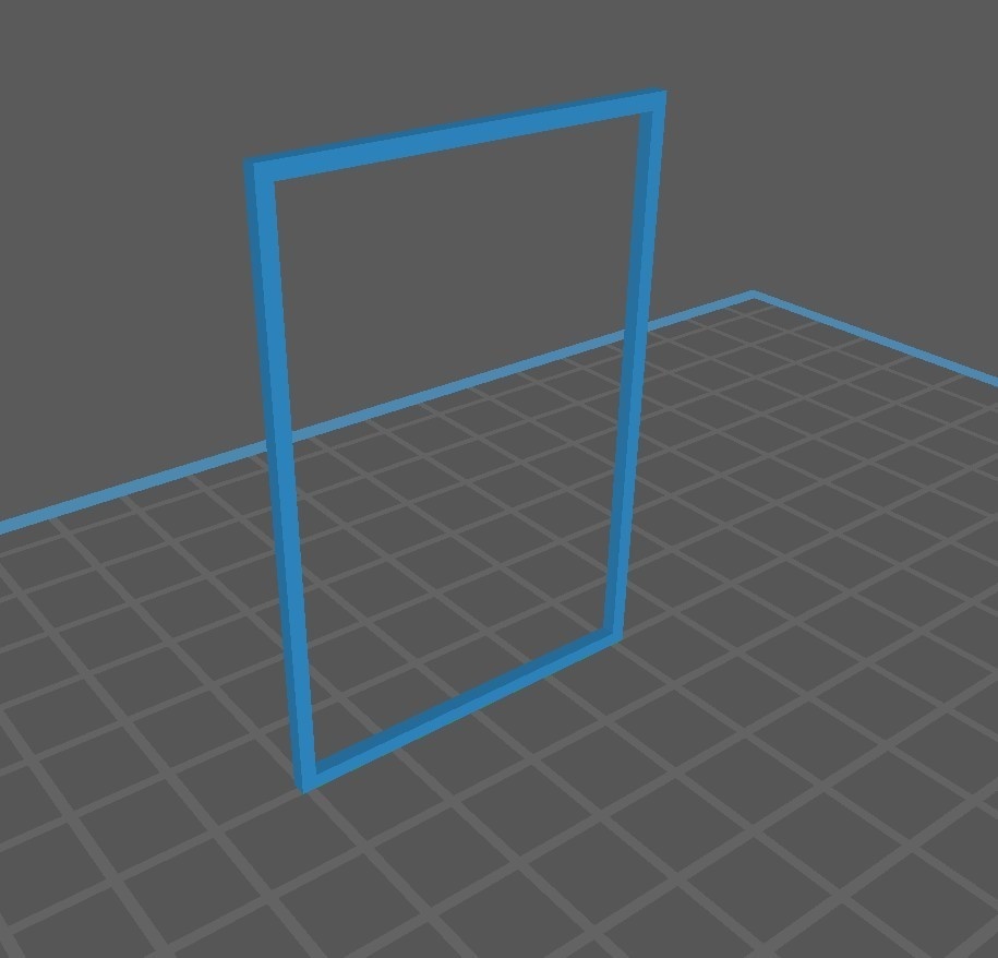 左右兼用窓サッシの3Dプリントモデル(STL)
