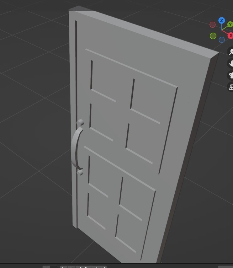 玄関ドアの3Dプリントモデル(STL)