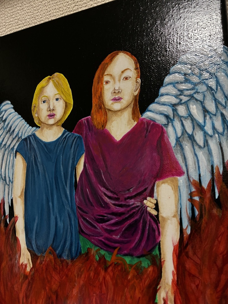 アクリル画　原画　「ベリアル」