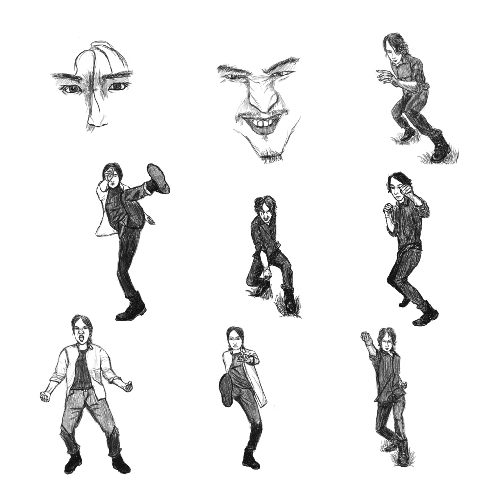 戦う男のイラスト素材集