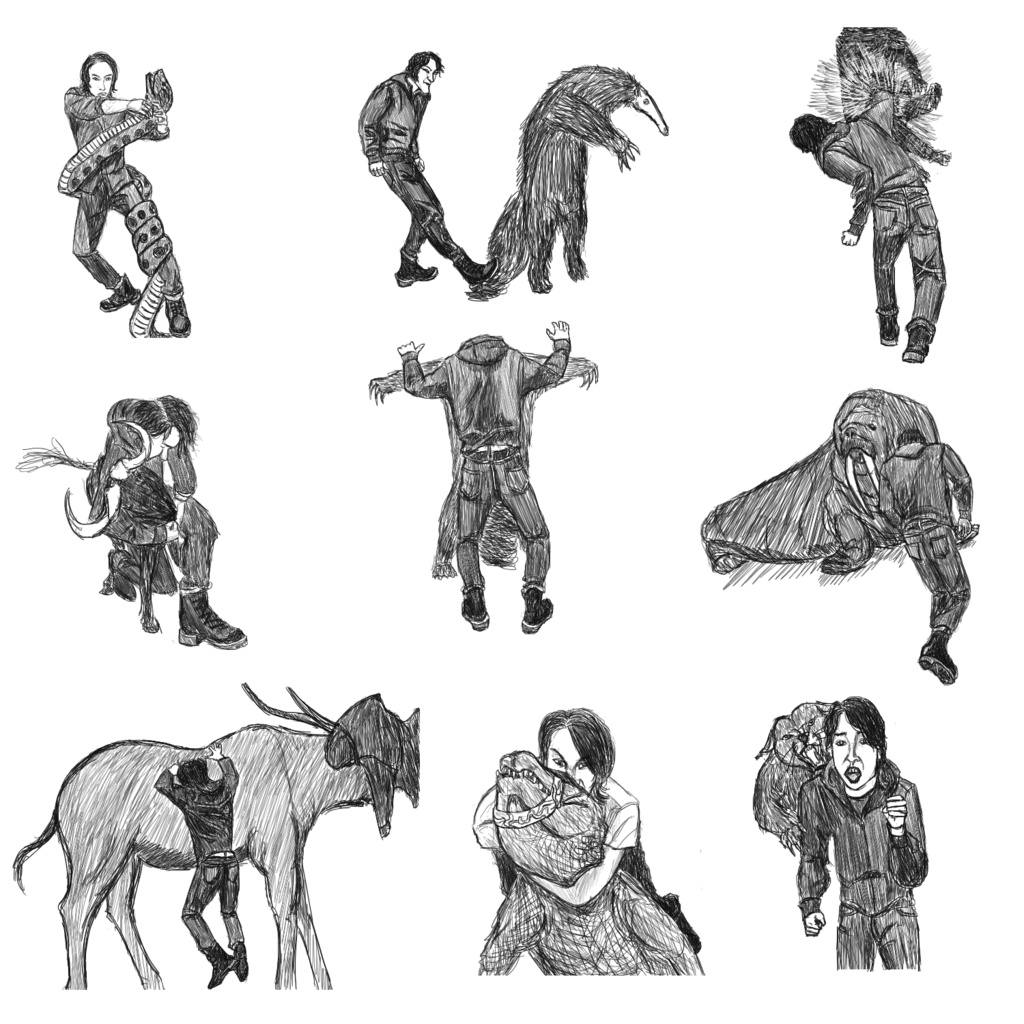 戦う男のイラスト素材集
