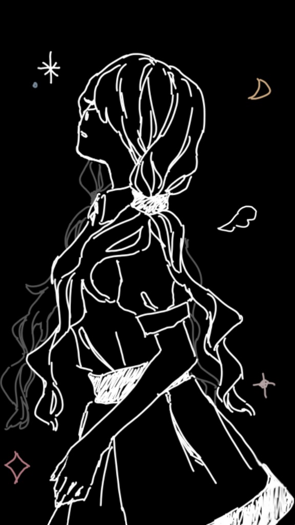 羽 iPhoneケース 灰・黒