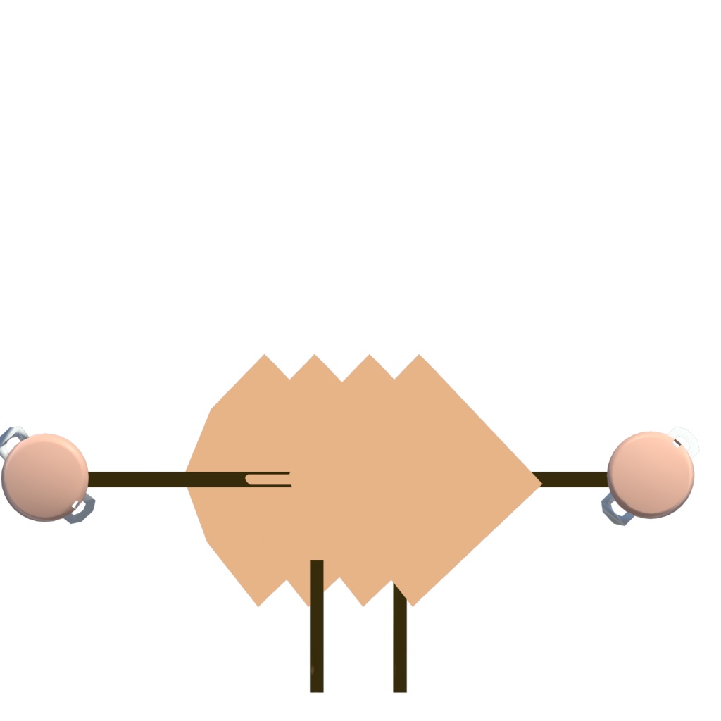 【無料】チーズナンくん/オリジナル3Dモデル【vrchat想定】