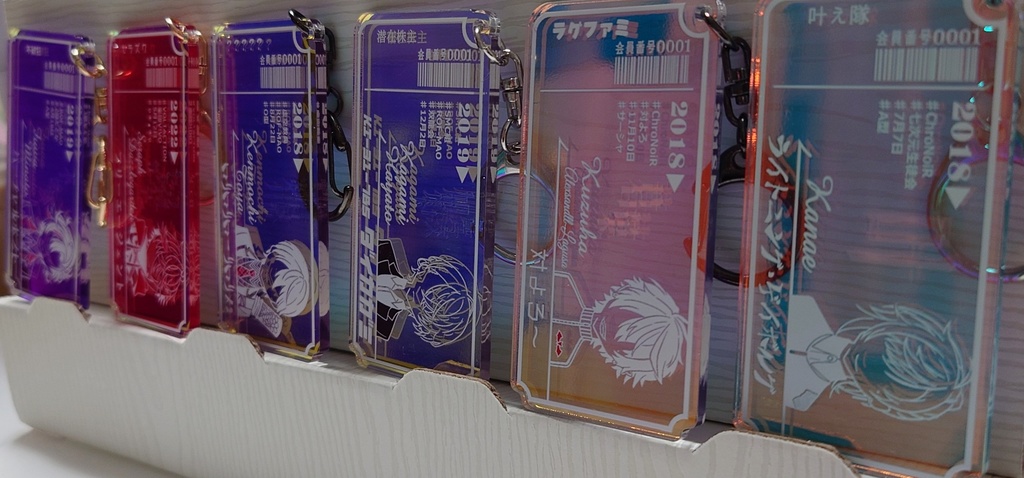 【にじさんじ】チケット風キーホルダー【非公式】