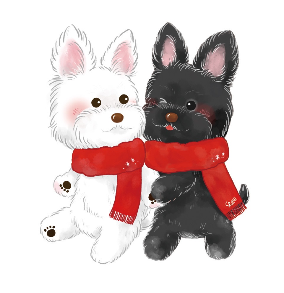 木製キーホルダー スコティッシュテリア