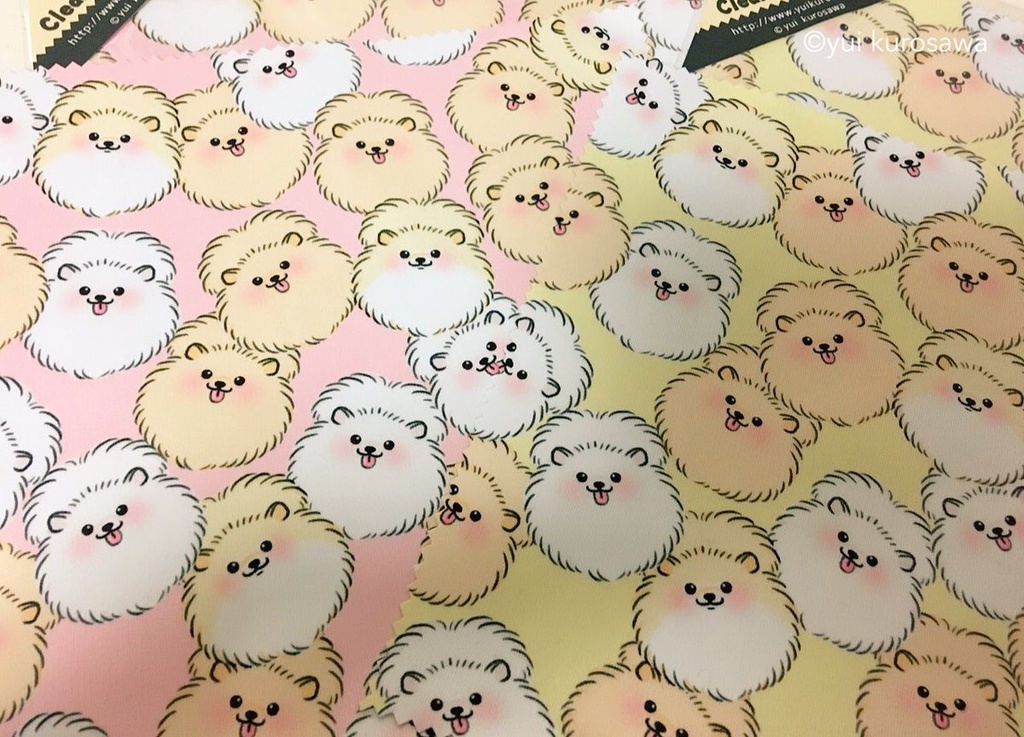 クリーニングクロス(迫りくるポメラニアン)