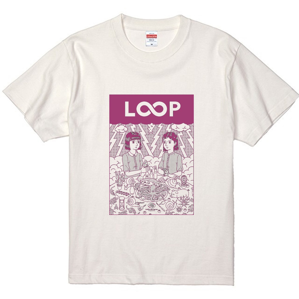 LOOP-Tシャツ(白)