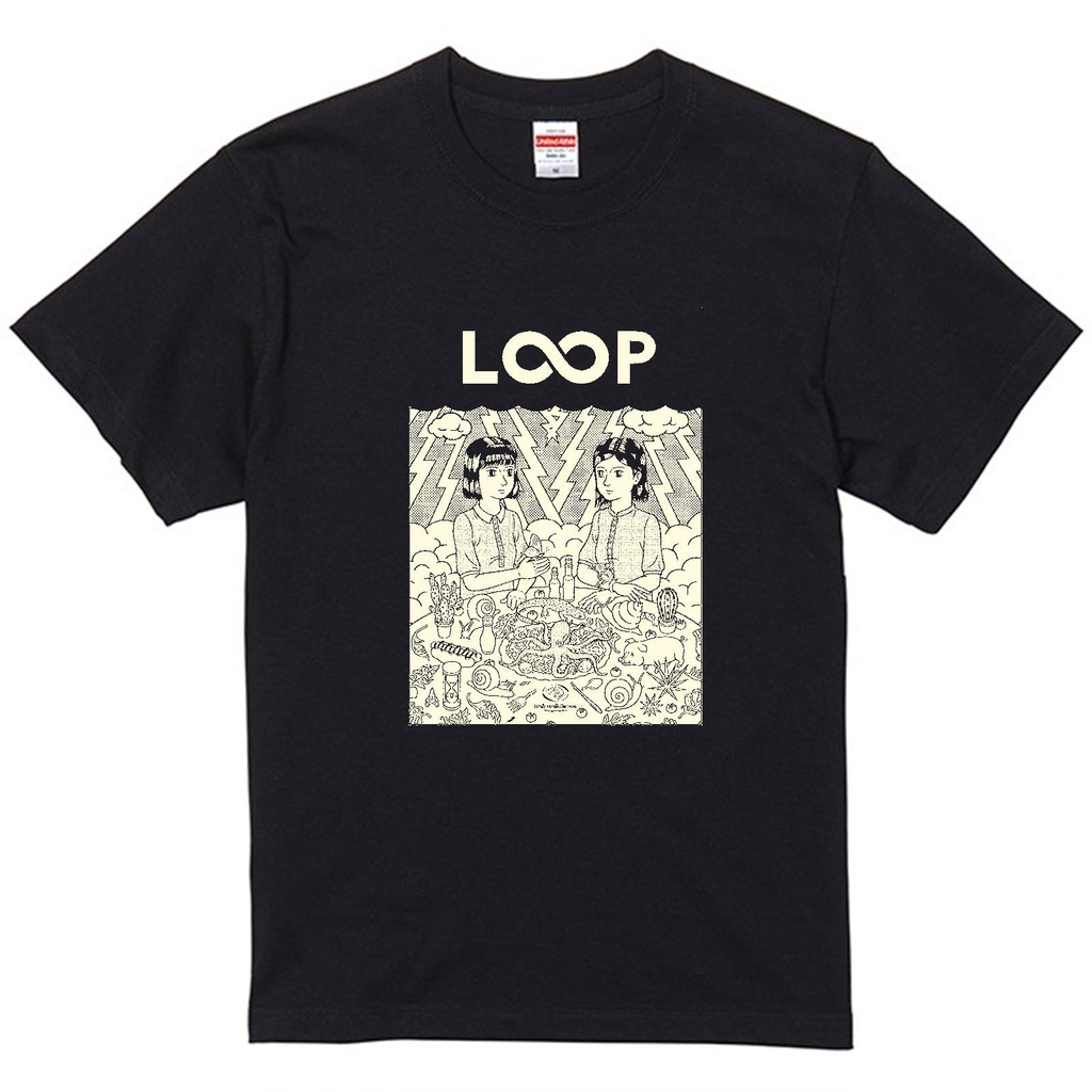 LOOP-Tシャツ(黒)