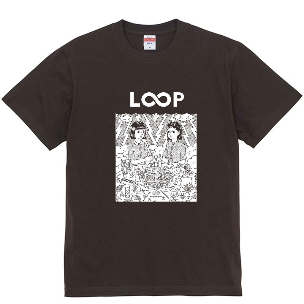 LOOP-Tシャツ (ダークチョコ)