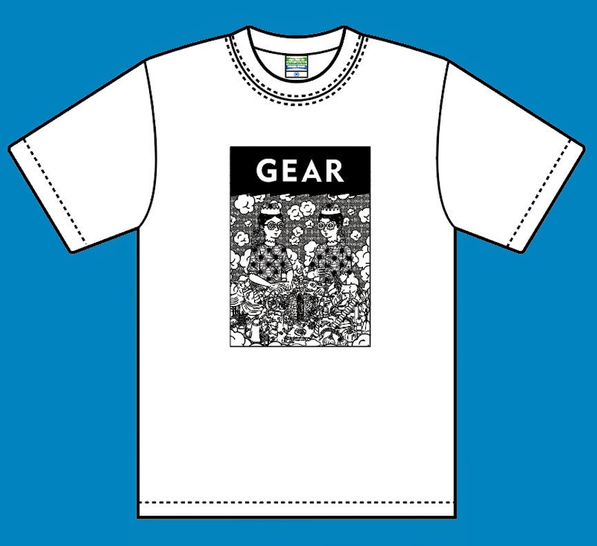 GEAR-Tシャツ(白／箱絵)