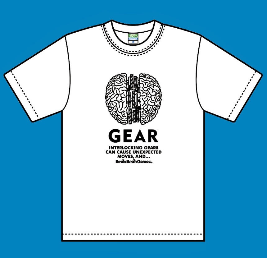 GEAR-Tシャツ(白／脳ミソ)