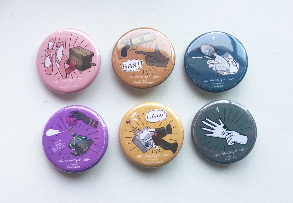 第五人格缶バッチ