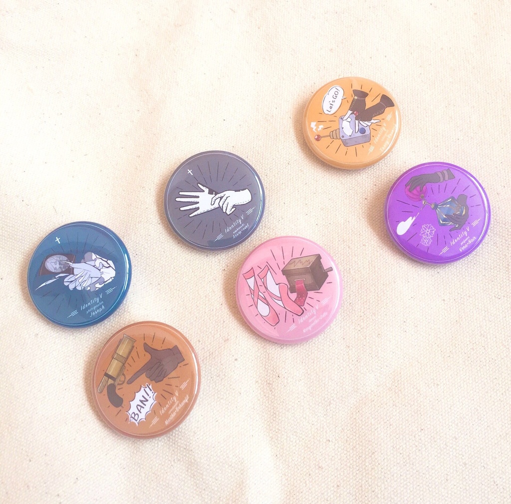 第五人格缶バッチ