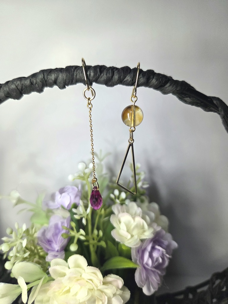 イメージピアス(天然石)