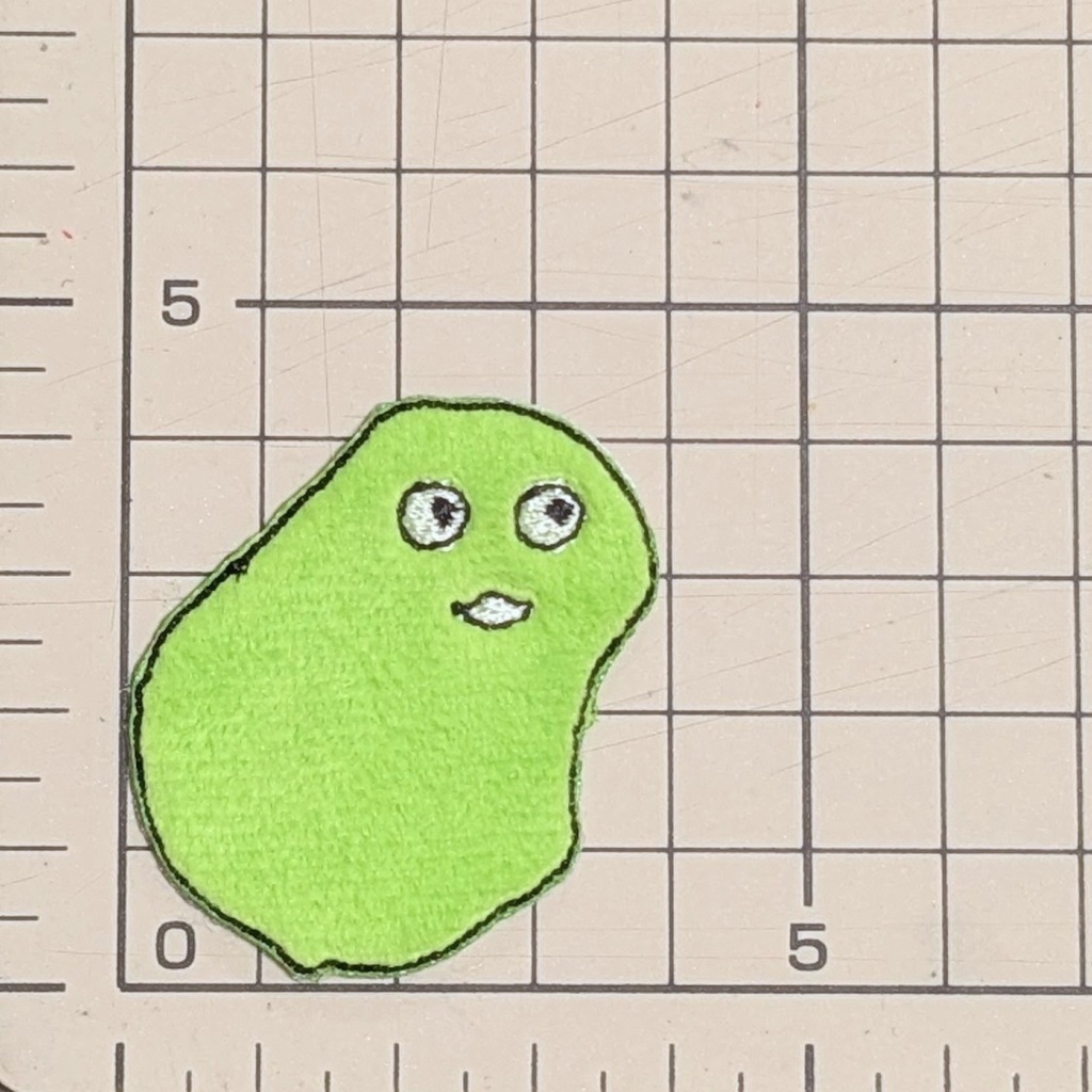 ナウルくんふわふわシールワッペン