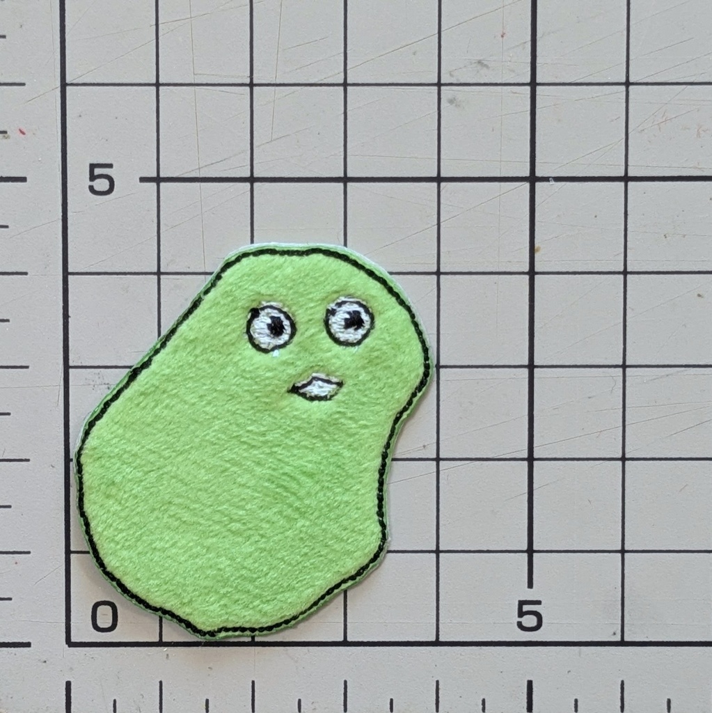 ナウルくんふわふわシールワッペン