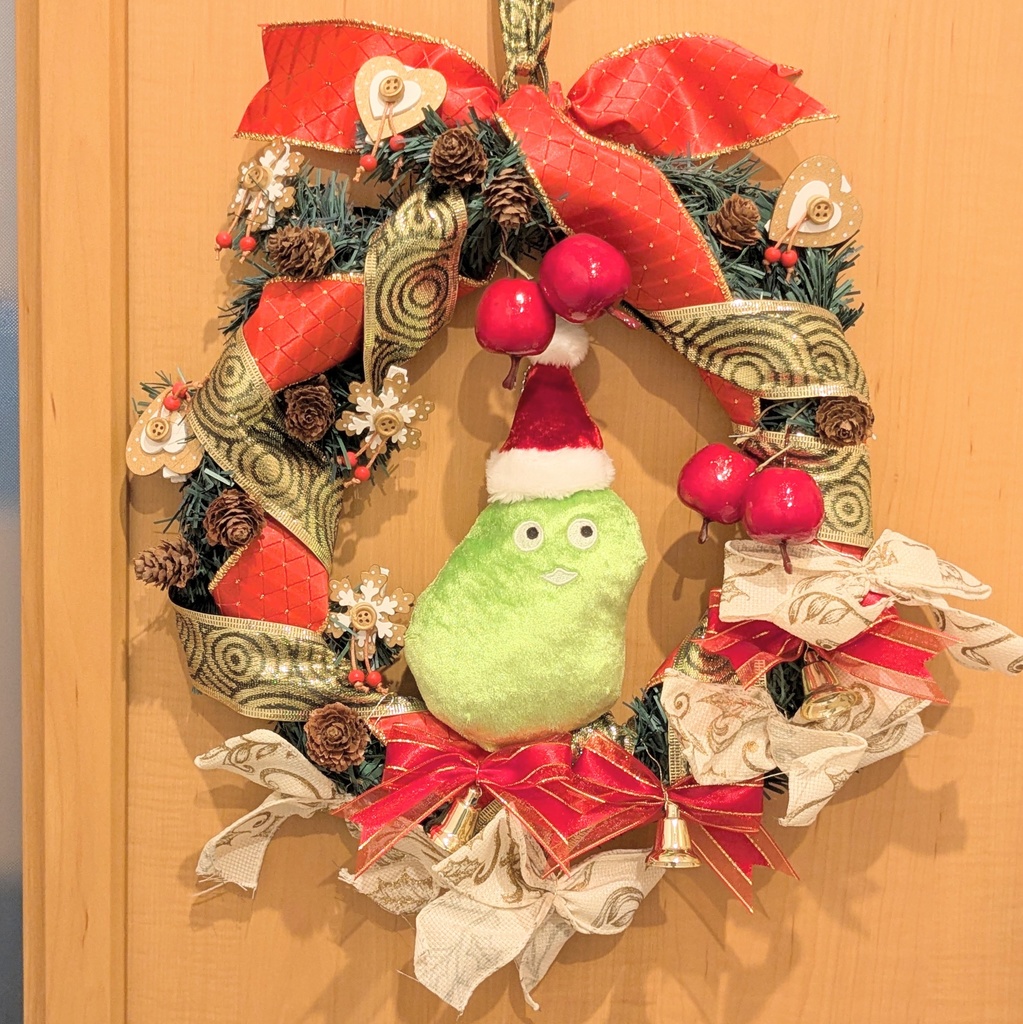 キラキラナウルくんぬいぐるみ(サンタVer.)