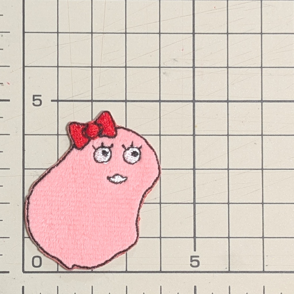 ナウルちゃんふわふわシールワッペン