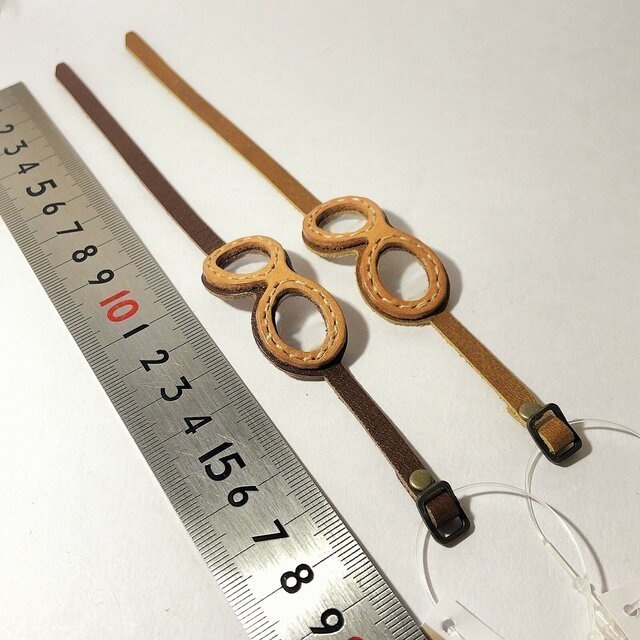 【送料無料】革のゴーグル 飛行士 バイク✳︎うす茶いろ