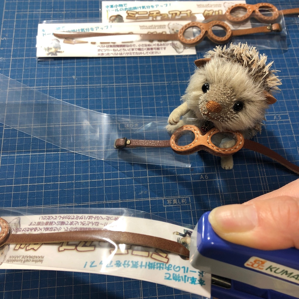 【送料無料】革のゴーグル 飛行士 バイク✳︎うす茶いろ