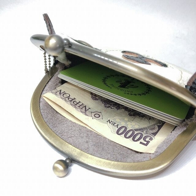 【送料無料】パンダ好きさんのがま口 白黒パンダ