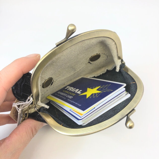 【送料無料】パンダ好きさんのがま口 白黒パンダ